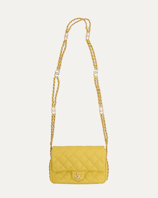 Caviar Coco You Mini Quilted Flap Bag