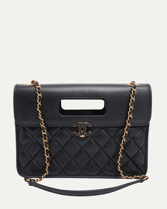 Graphic Catch Flap Bag