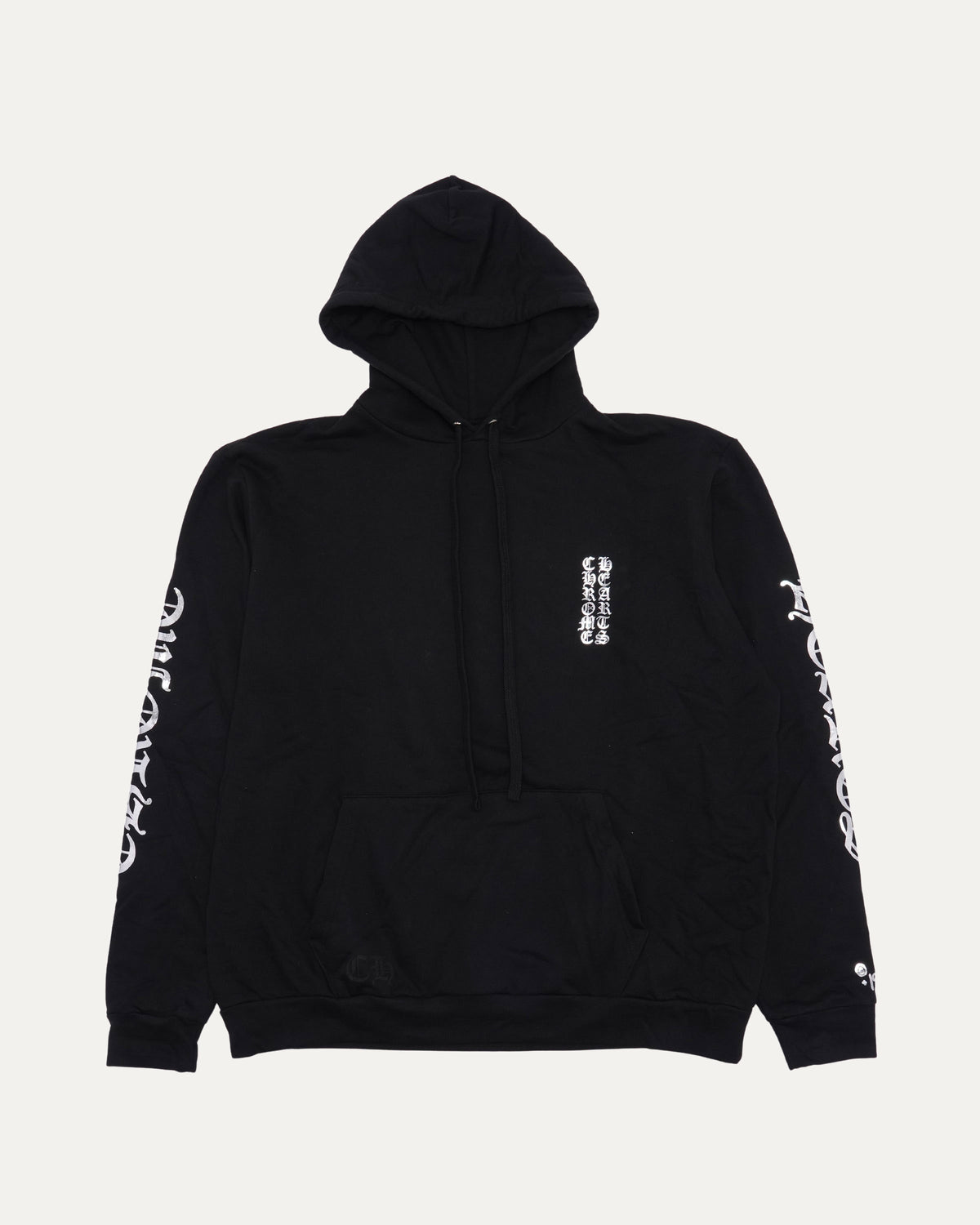 Online Exclusive Metallic Vertical Logo Hoodie