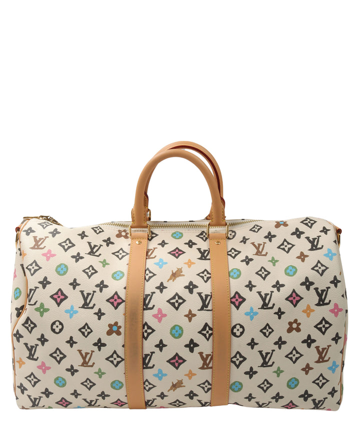 Tyler, the Creator Keepall Bandouliere 45 Vanilla Craggy Monogram