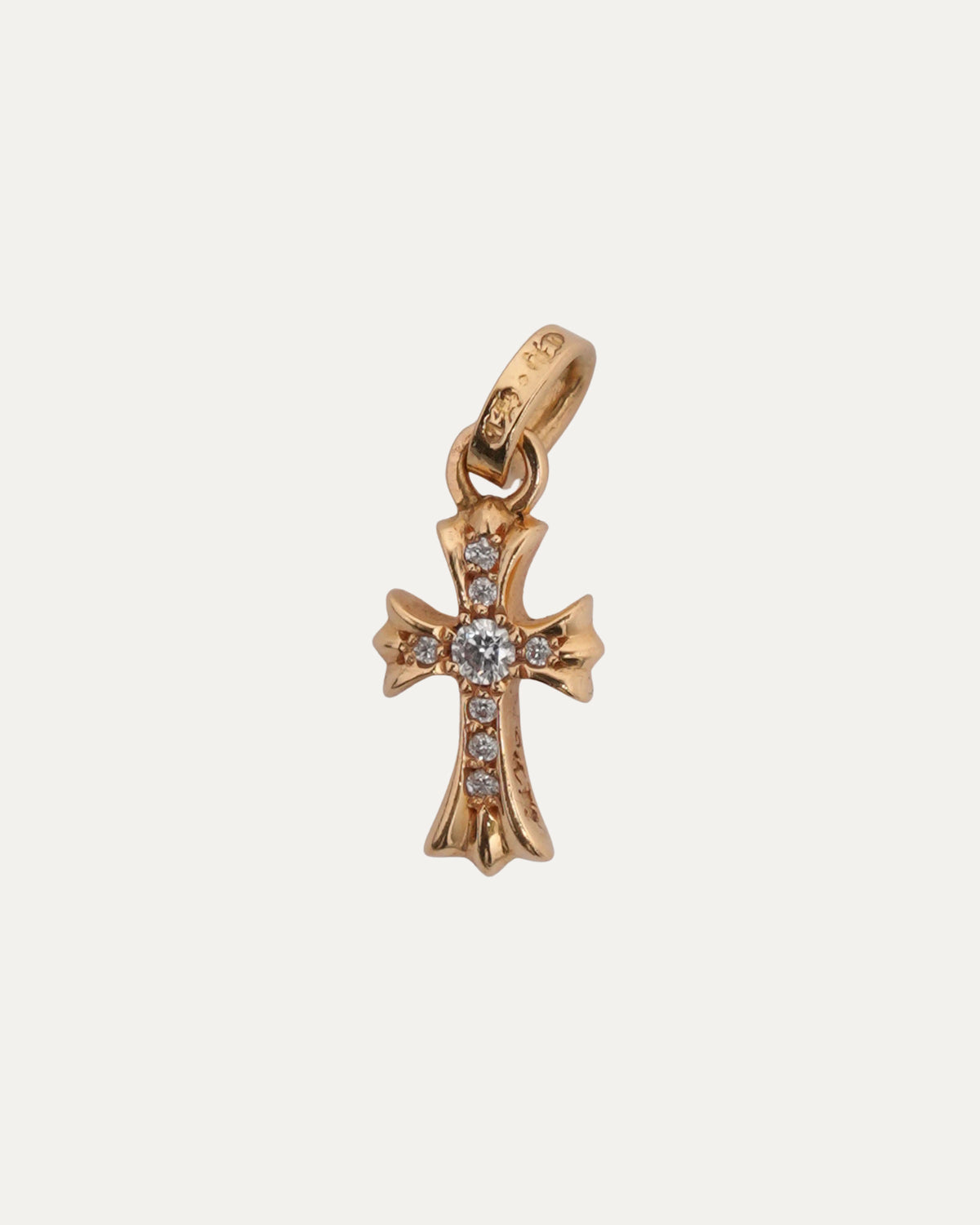 Gold Diamond Baby Fat Pendant