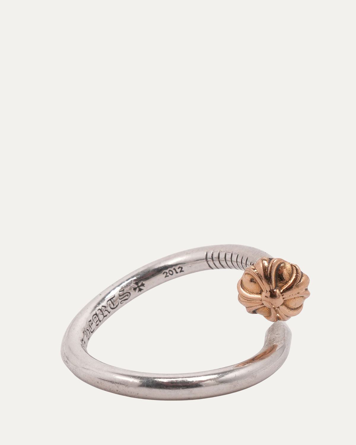 Mixed Metal Nail Ring