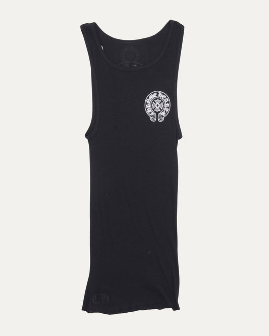 Horseshoe Logo Ribbed Tank Top