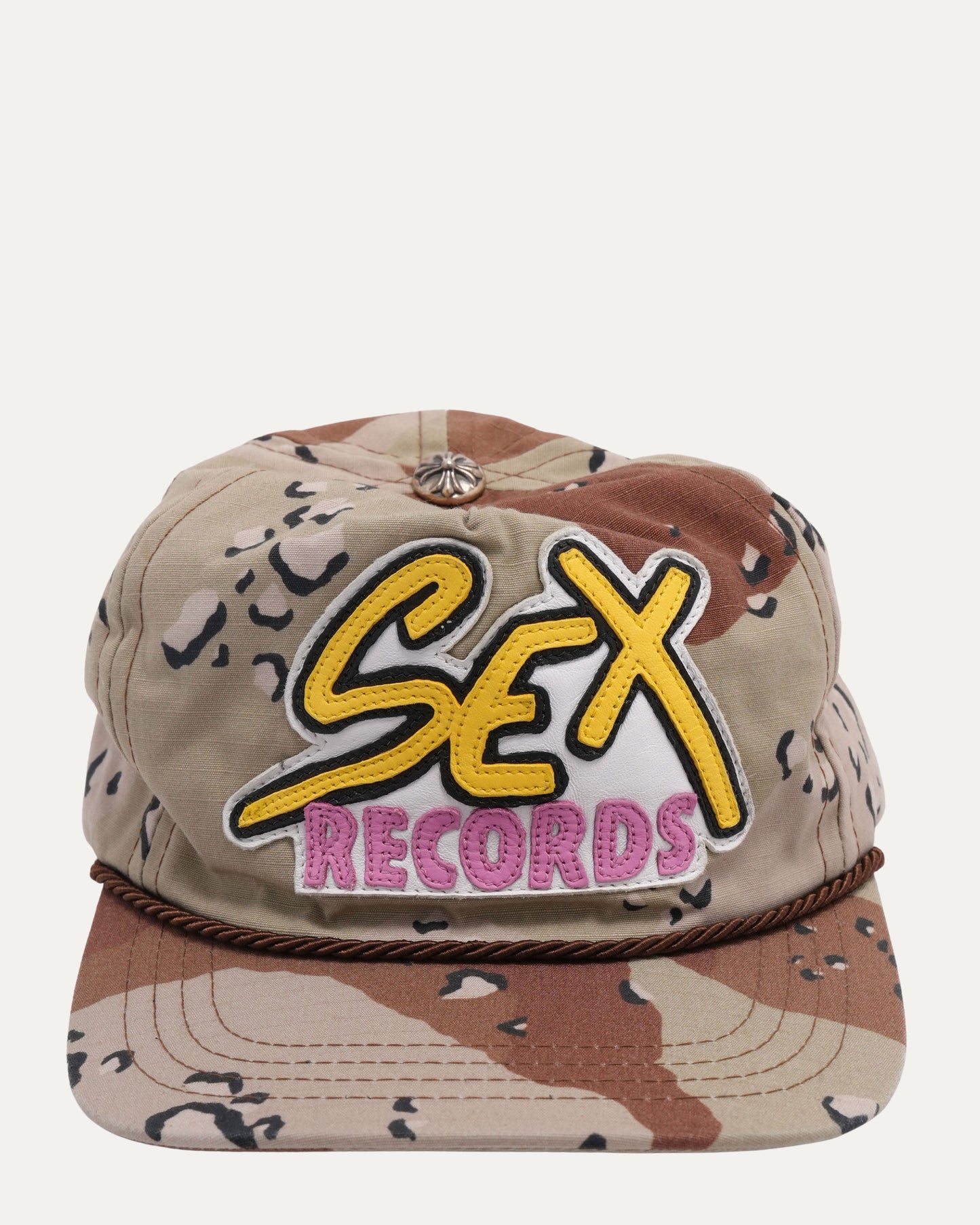 Desert Camouflage Sex Records Patch Hat