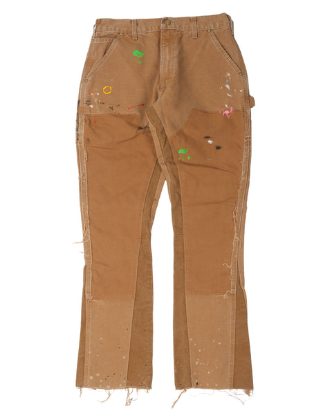 パンツ goar archive flare Oil Painted Pants goar archive flare pants