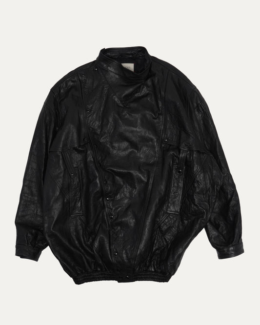 Oversized Leather Jacket