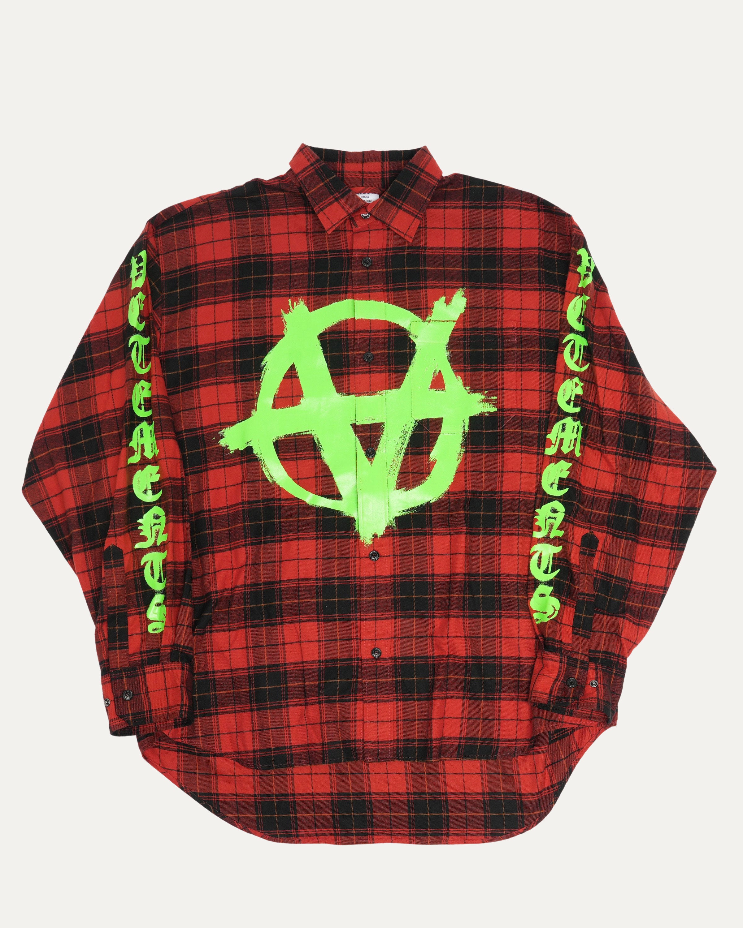 Anarchy Checkered Flannel Shirt