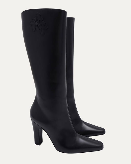 Leather Cross Patch Sugar Jones Boots