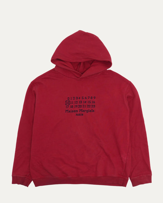 Oversized Logo-Embroidered Loopback Hoodie