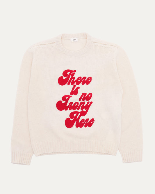 'There Is No Irony Here' Sweater