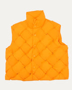 Nylon Intrecciato Puffer Vest