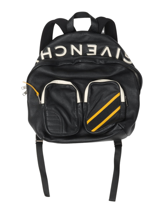 Leather Patch Backpack