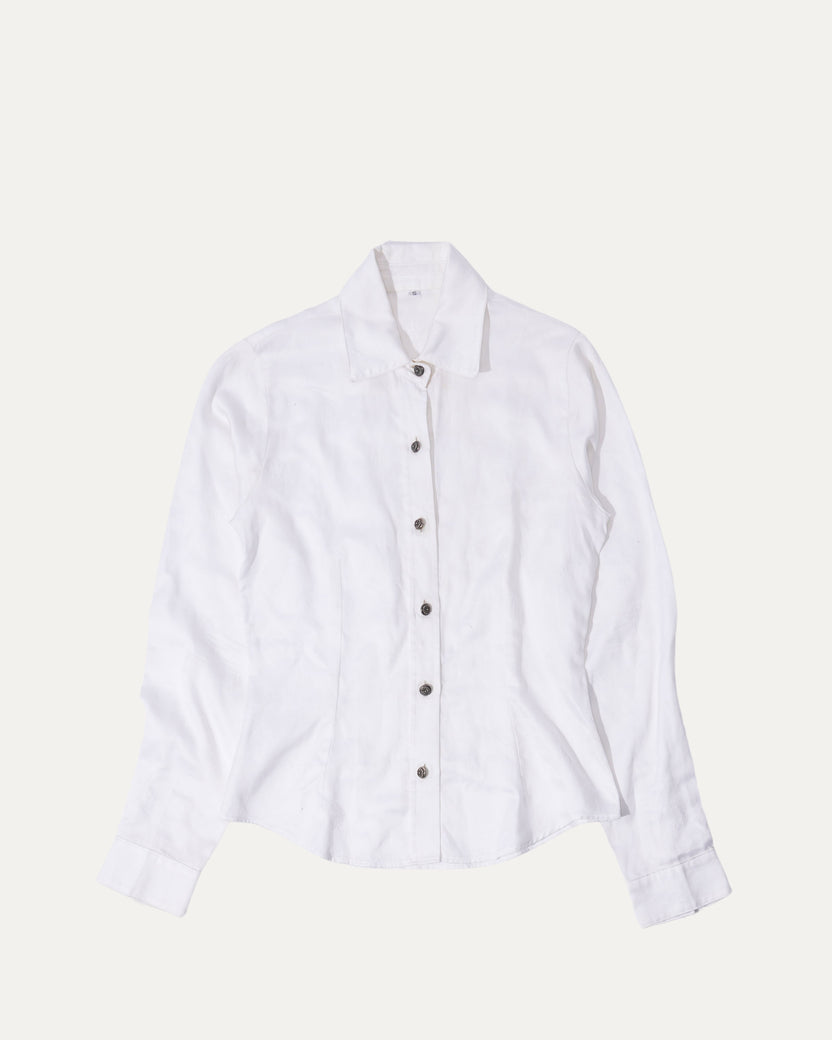 Monogram Button Shirt