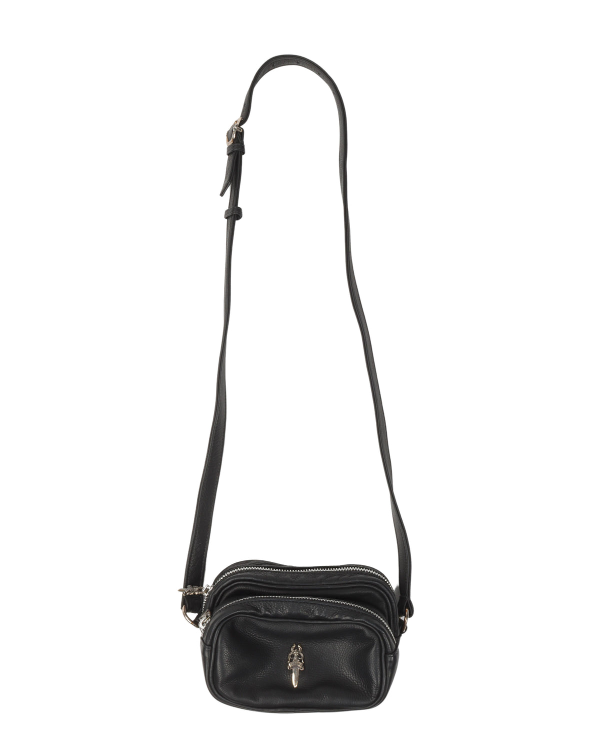 Black Leather Camera Bag