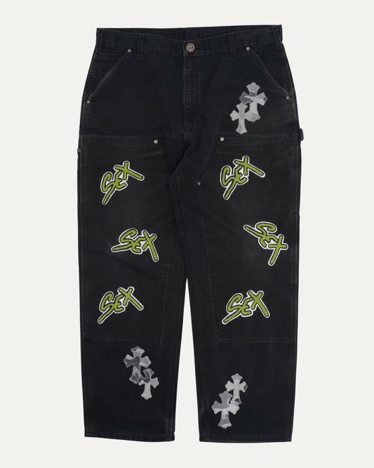 Matty Boy Sex Records Carhartt Cross Patch Double Knee Carpenter Pants
