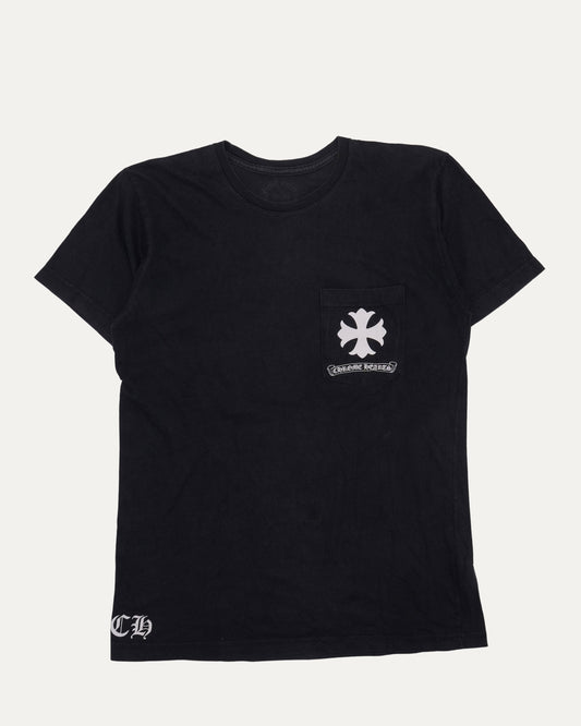 Plus Cross Spiral Pocket T-Shirt