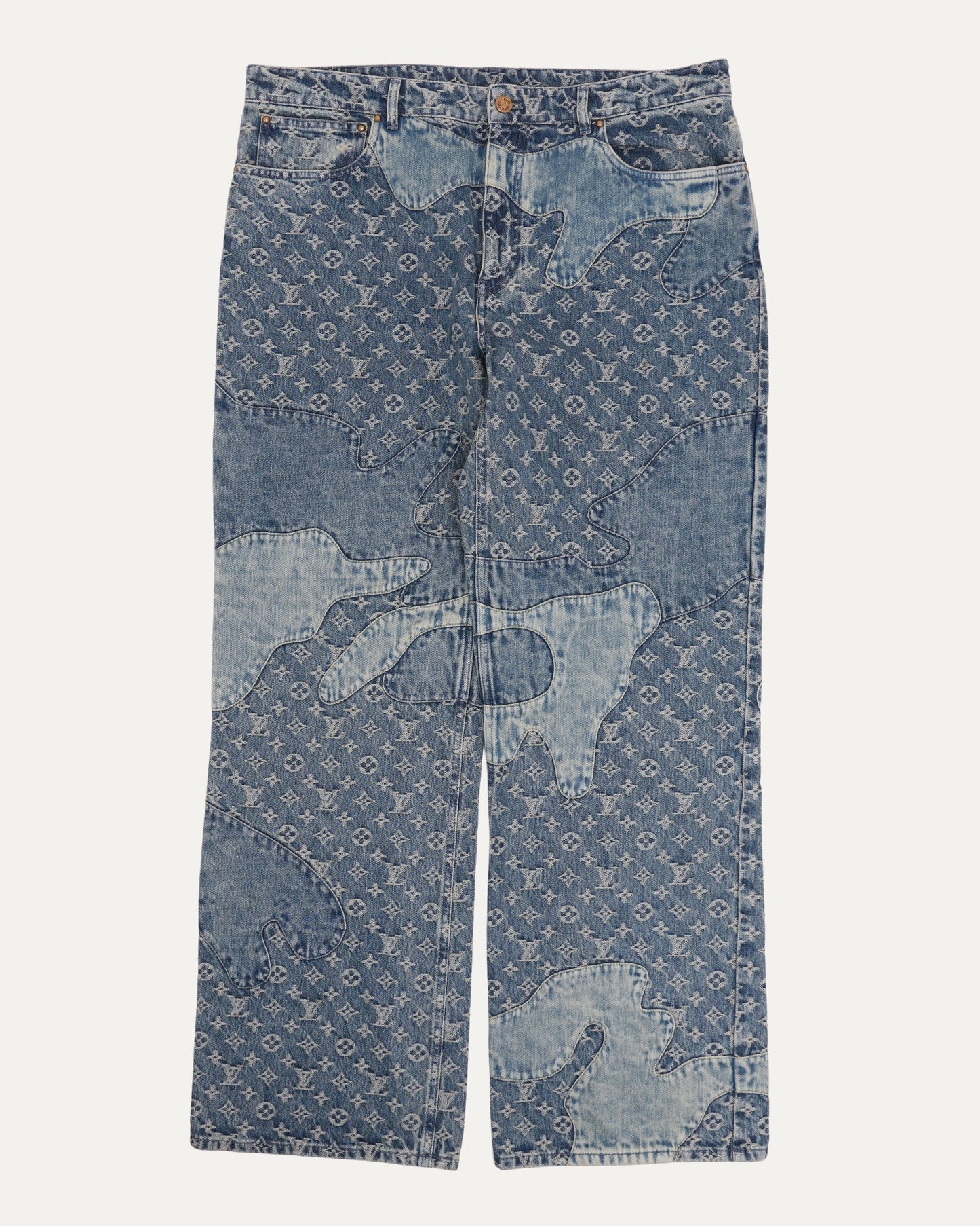 Nigo Monogram Patchwork Jeans