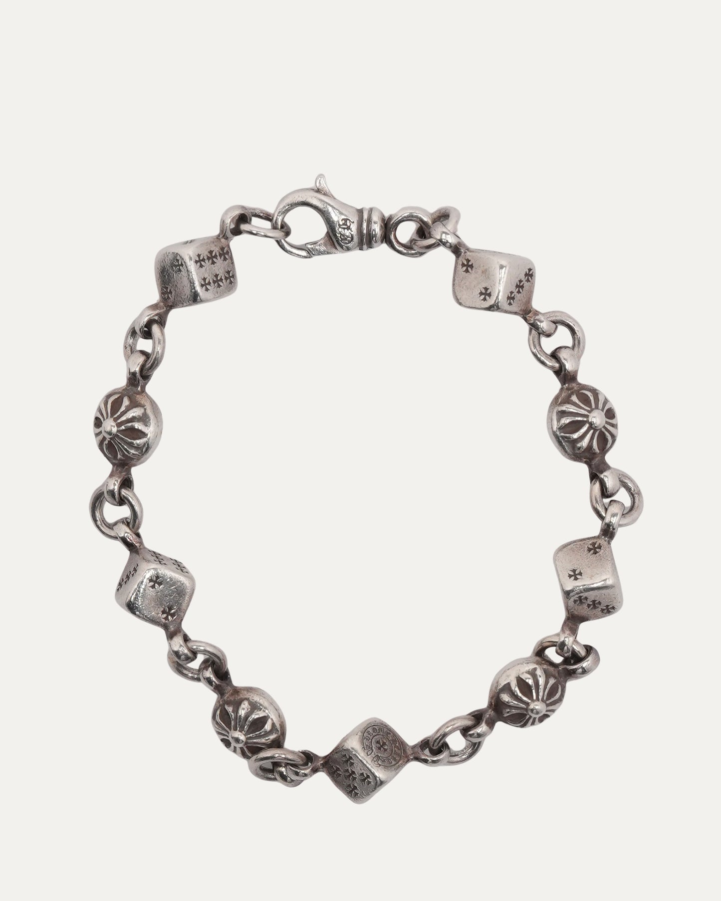 Dice and Plus Ball Bracelet