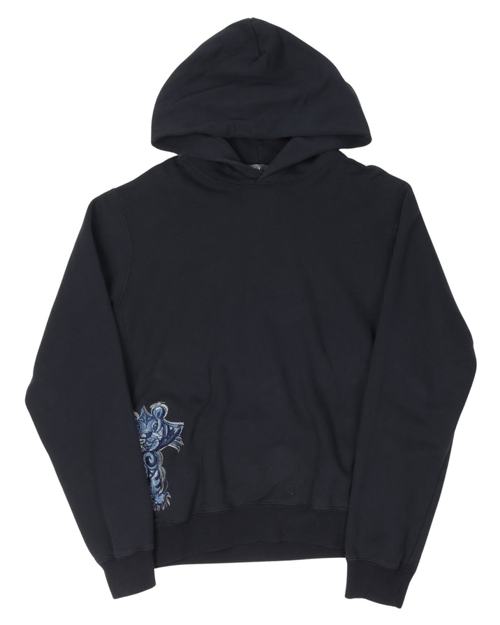 Tiger Embroidered Hoodie