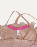 c. 2001 Lace Corseted Top