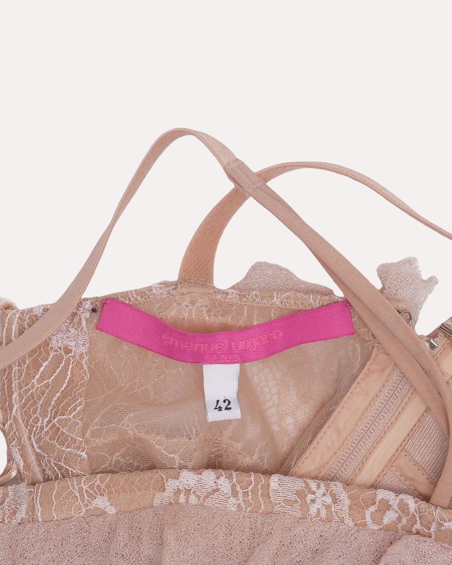 c. 2001 Lace Corseted Top