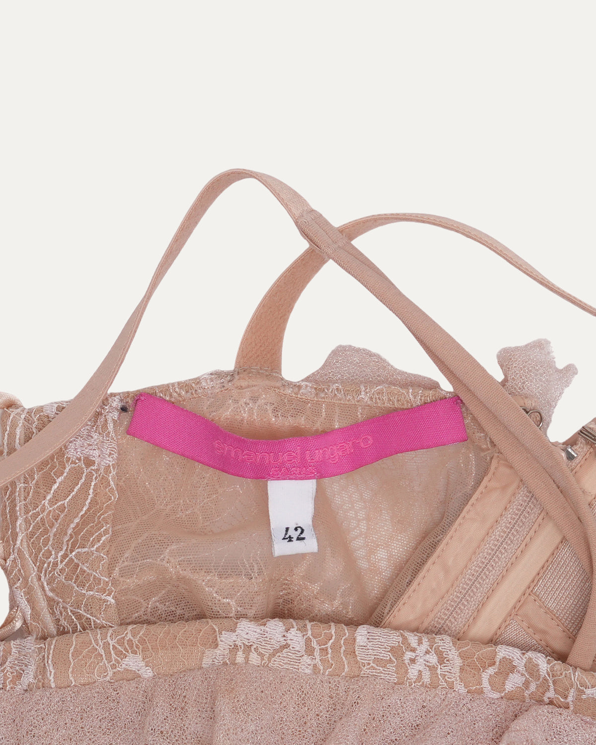 c. 2001 Lace Corseted Top