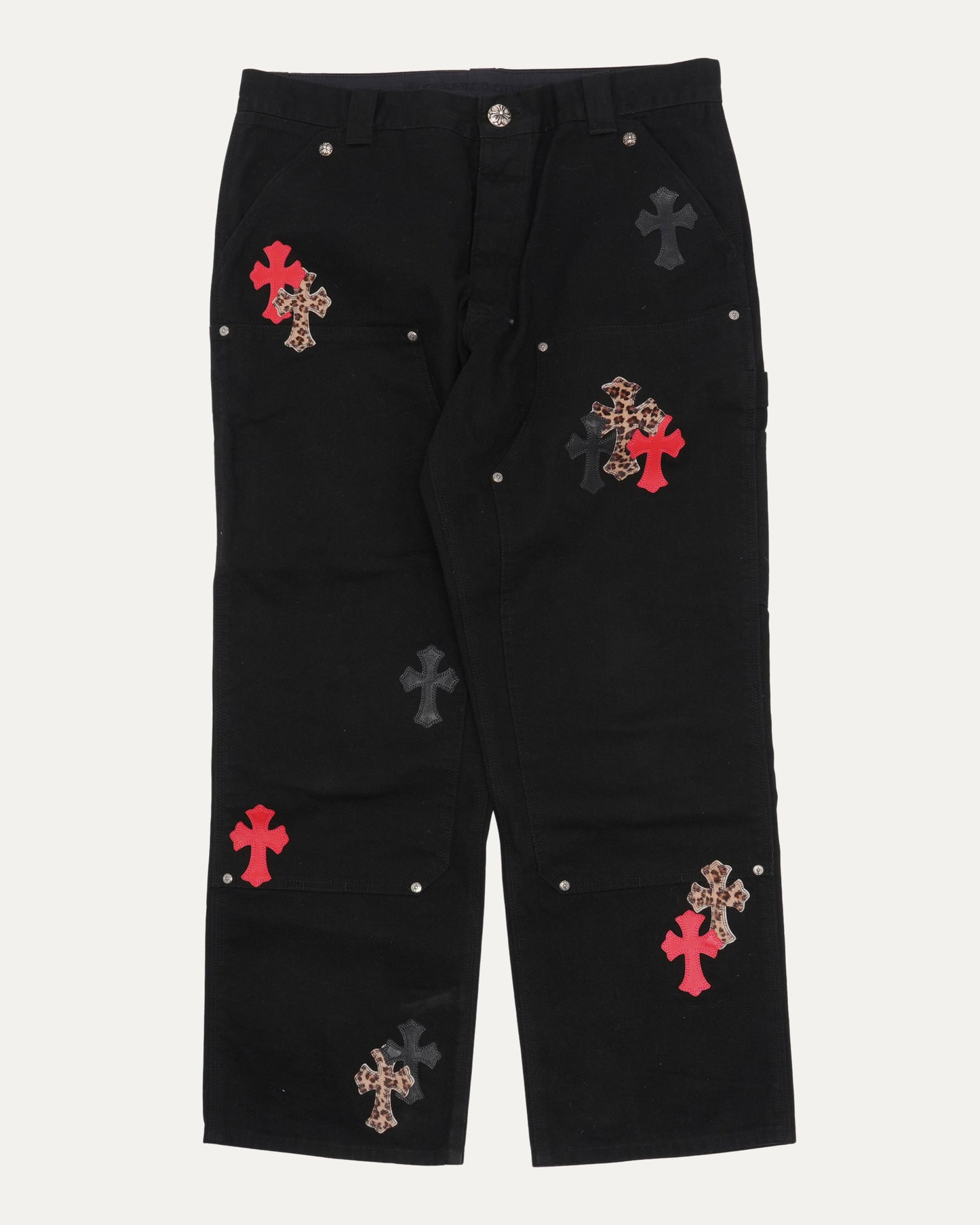 Cross Patch Double Knee Carpenter Pants