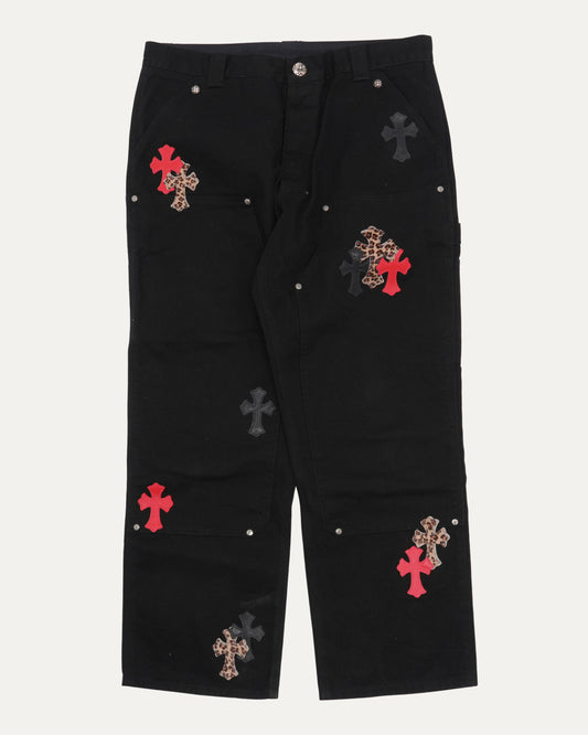 Cross Patch Double Knee Carpenter Pants