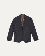 Wool Pinstripe Suit