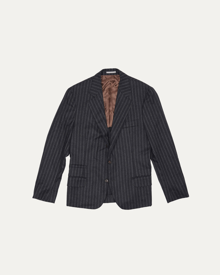 Wool Pinstripe Suit