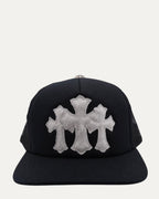 Pony Hair Cemetery Cross Patch Trucker Hat