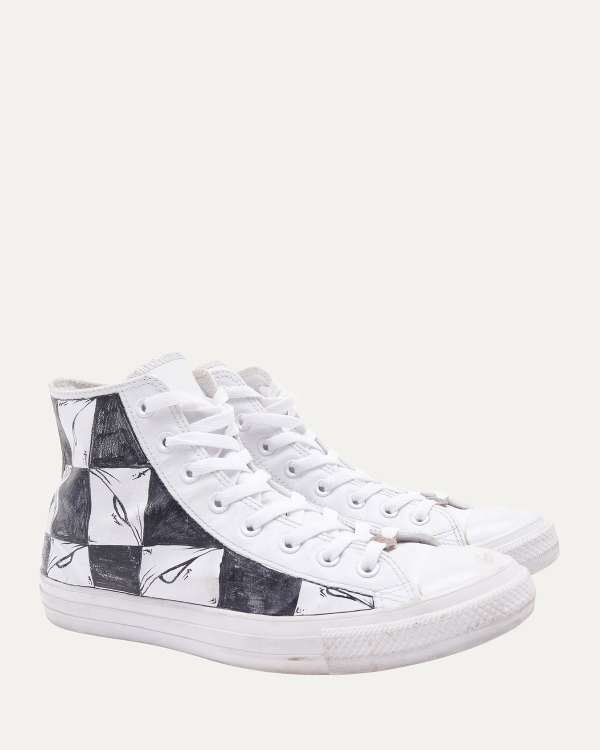 Matty Boy Sex Machine 99 Eyes Leather Converse Chuck Taylor Sneakers