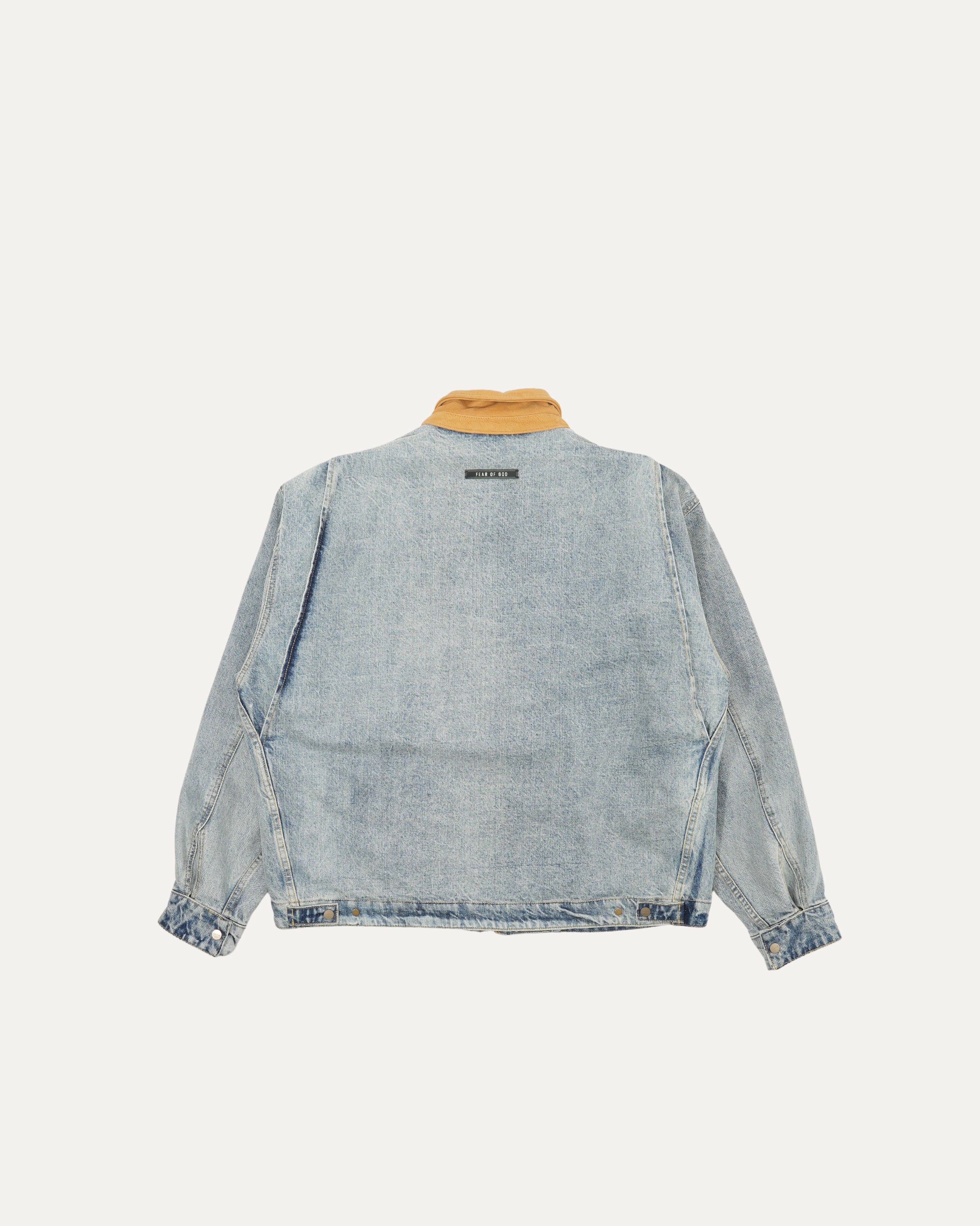 Sixth Collection Denim Jacket With Contrast Collar