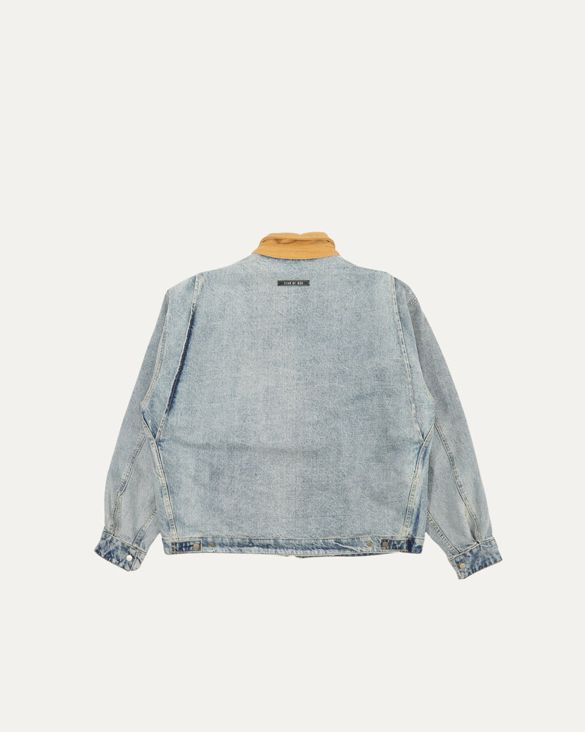 Sixth Collection Denim Jacket With Contrast Collar