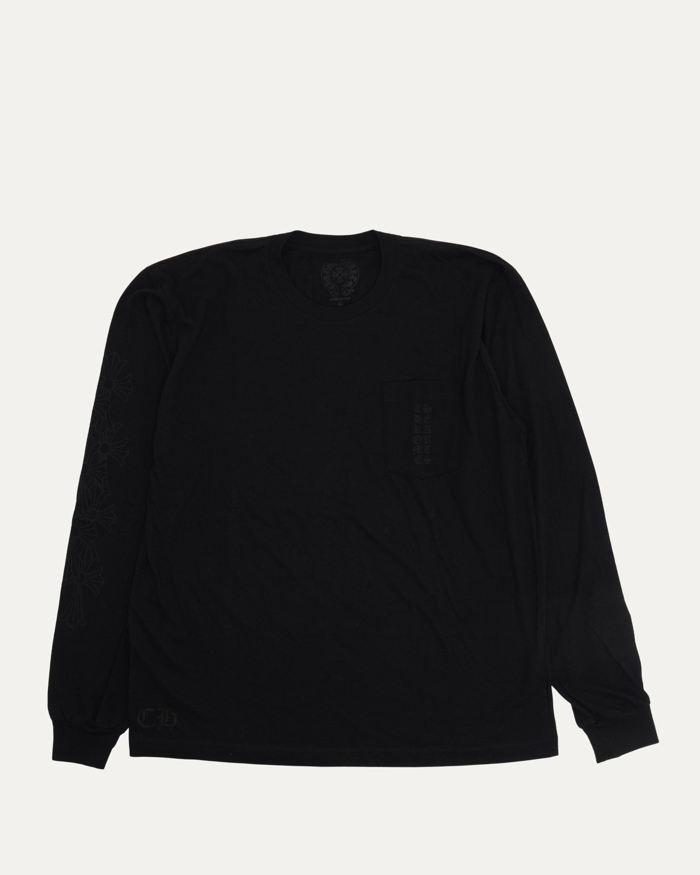 Miami Exclusive Vertical Logo Long Sleeve T-Shirt
