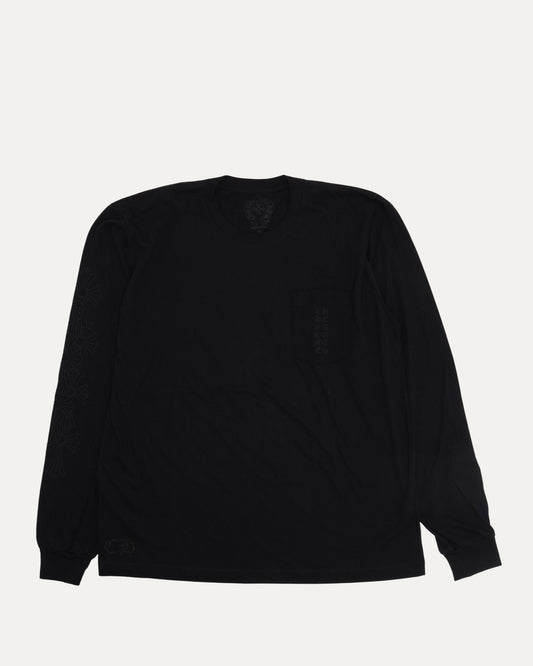 Miami Exclusive Vertical Logo Long Sleeve T-Shirt