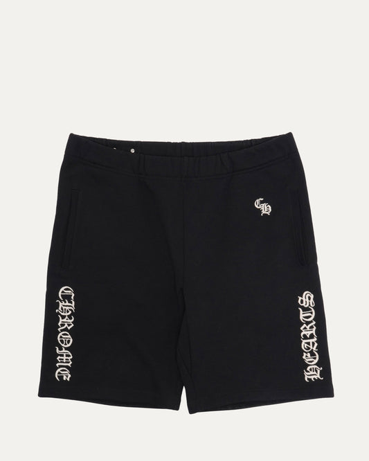 Slow Ride Embroidered Spell Out Sweat Shorts