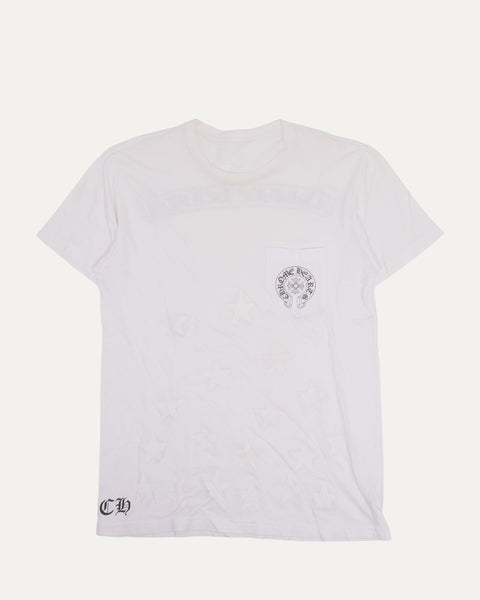 トップス CHROME HEARTS Star Pocket T-Shirt Chrome Hearts Tonal Star Horseshoe Logo Pocket T-Shirt – Justin Reed