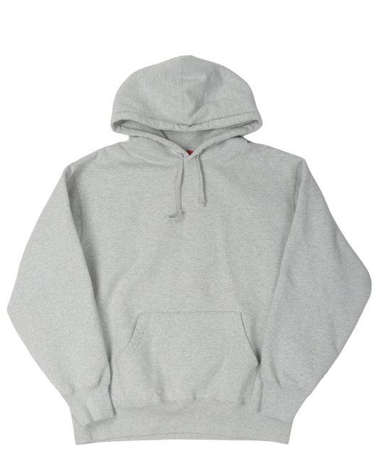 Satin Appliqué Hooded Sweatshirt