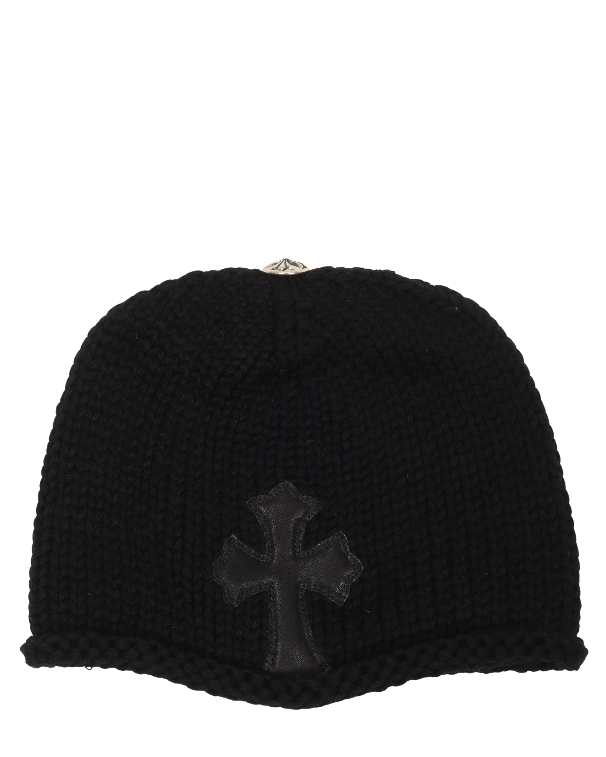 Cross Patch Cashmere Beanie