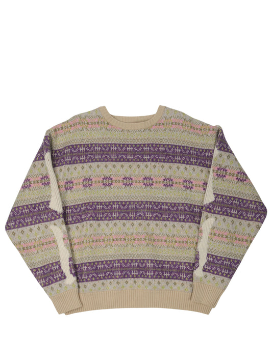 Intarsia Fair Isle Skeleton Sweater