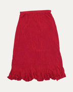 Plus Cross Sheer Skirt