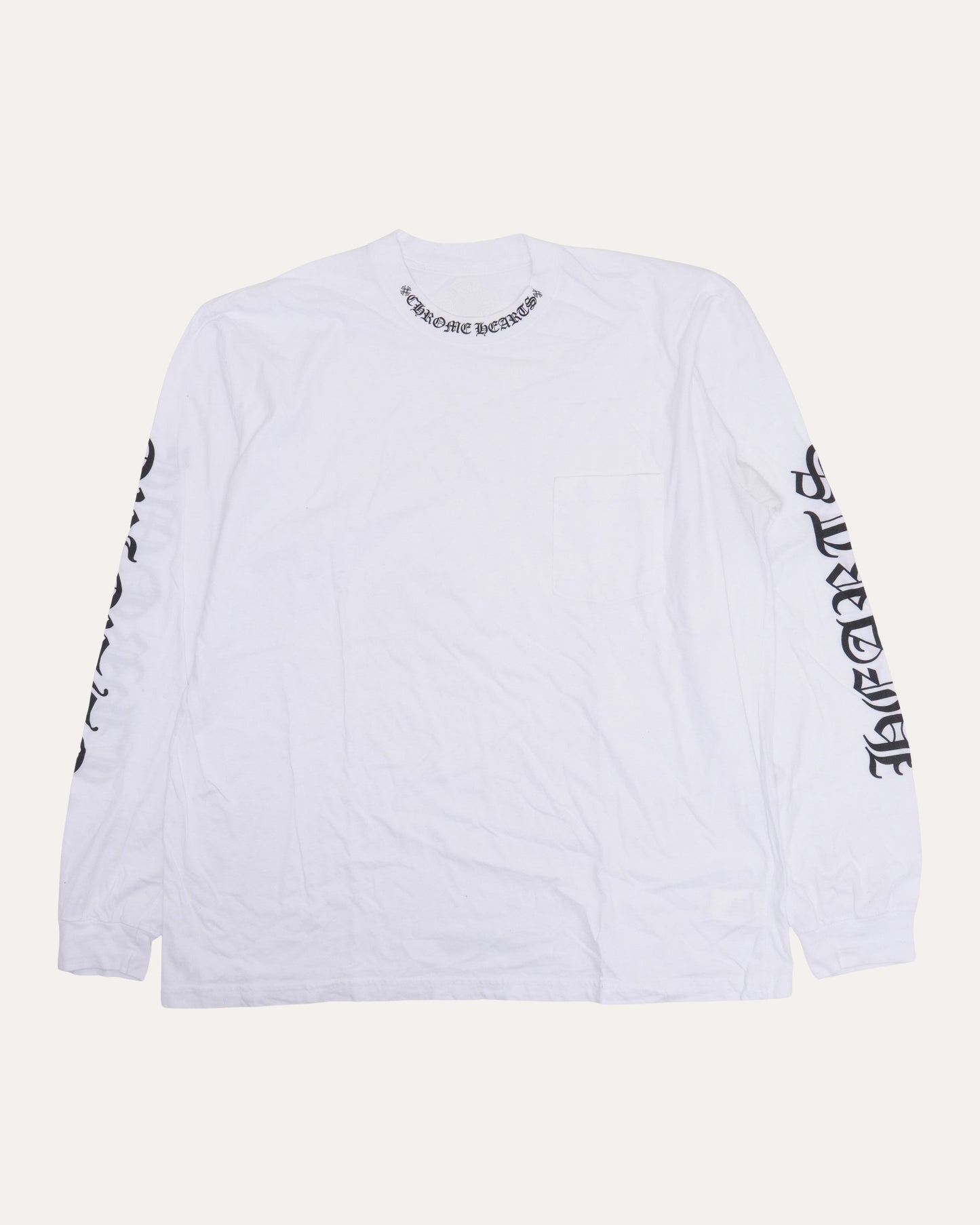 Neck Logo Long Sleeve T-Shirt