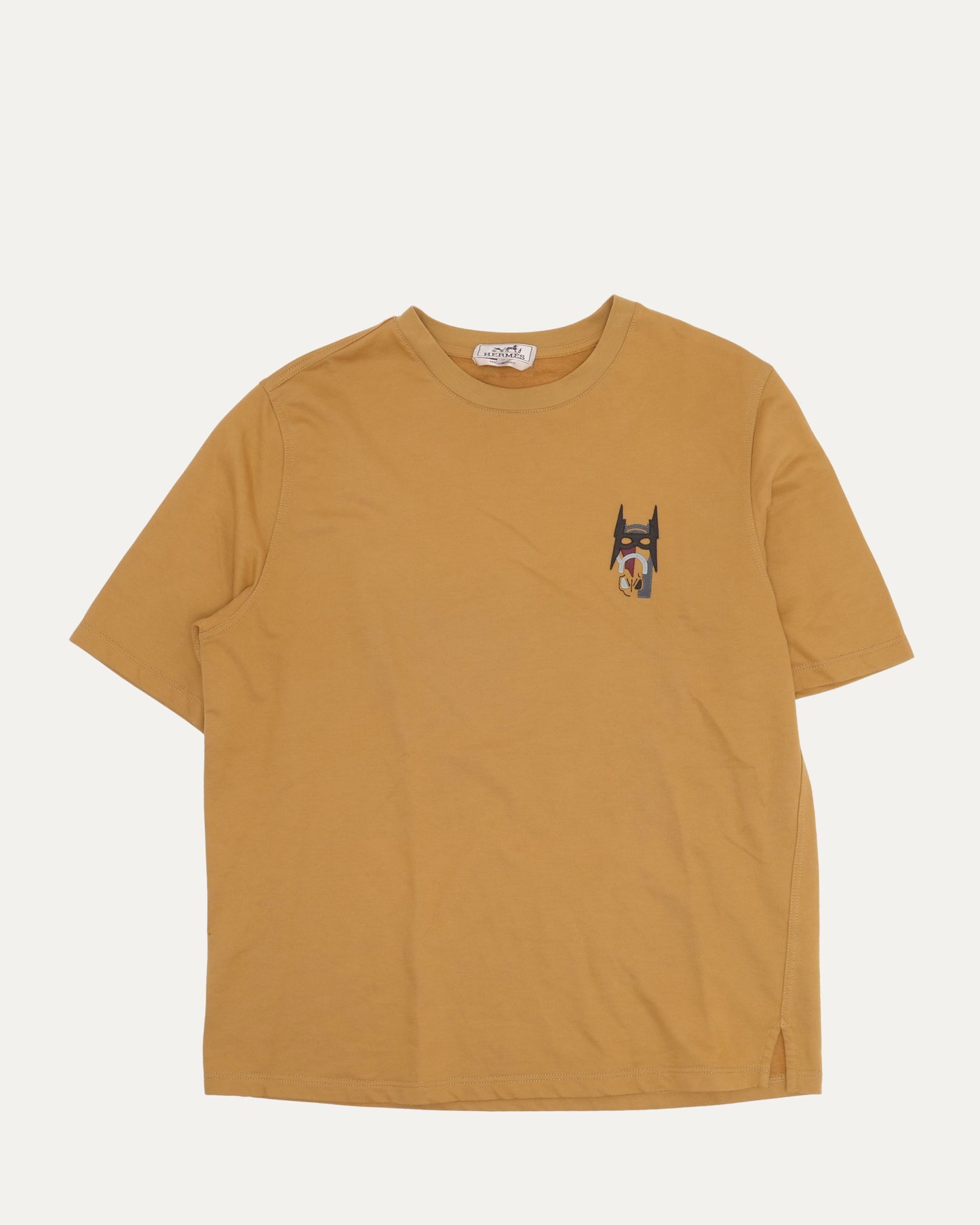 Leather Appliqué T-Shirt