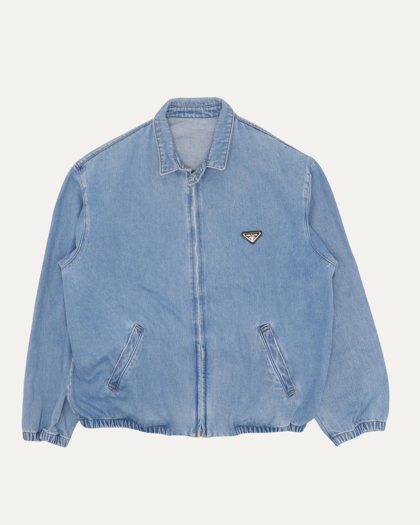 Zip Up Denim Jacket