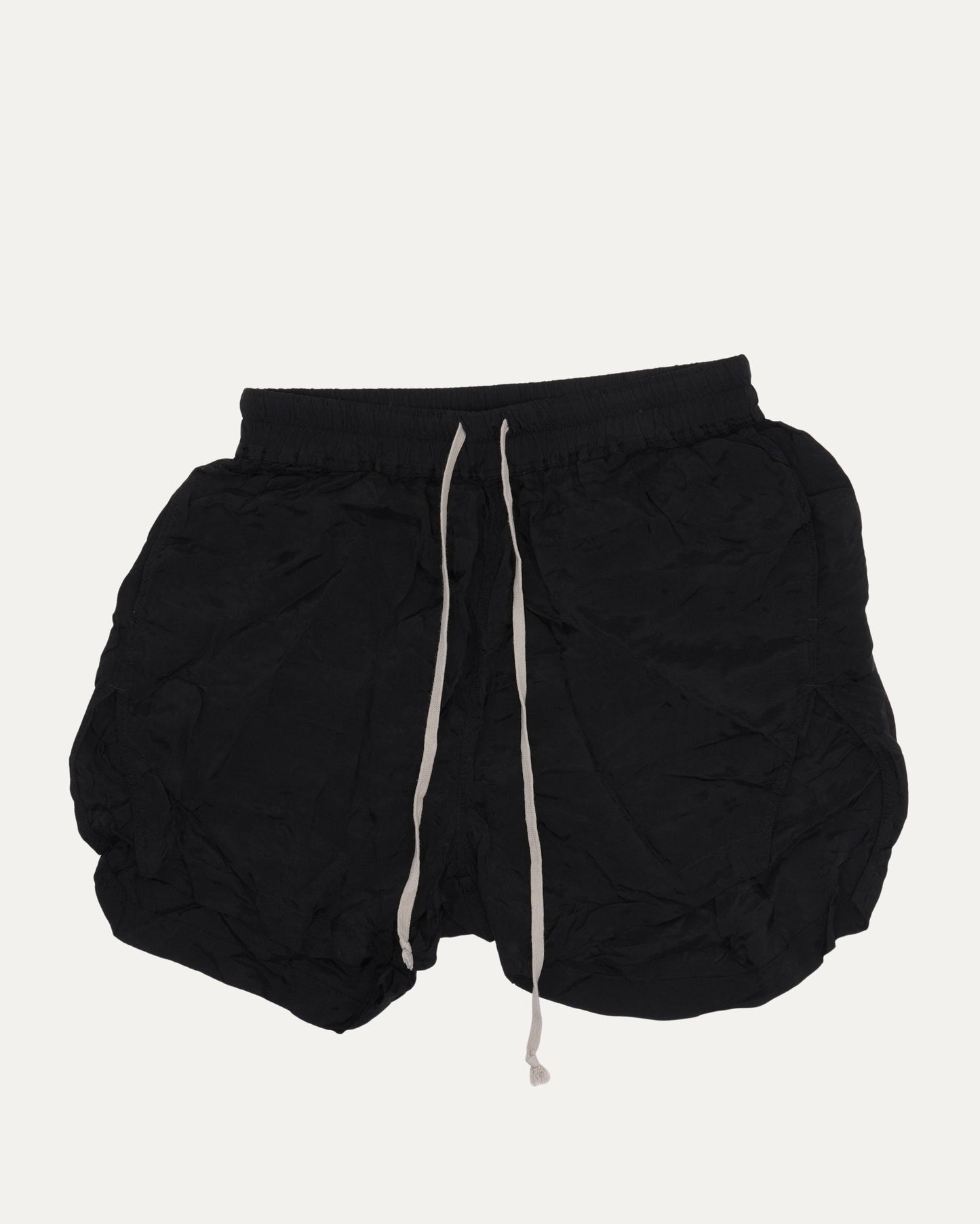 Cupro Drawstring Shorts