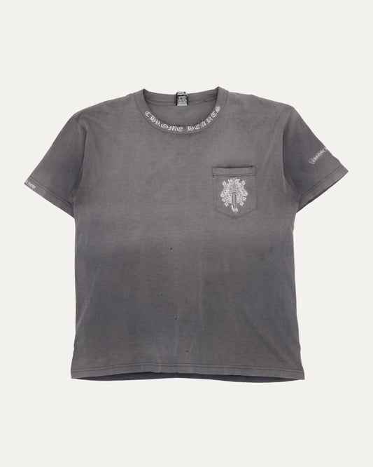 Vintage Neck Logo Dagger Pocket T-Shirt