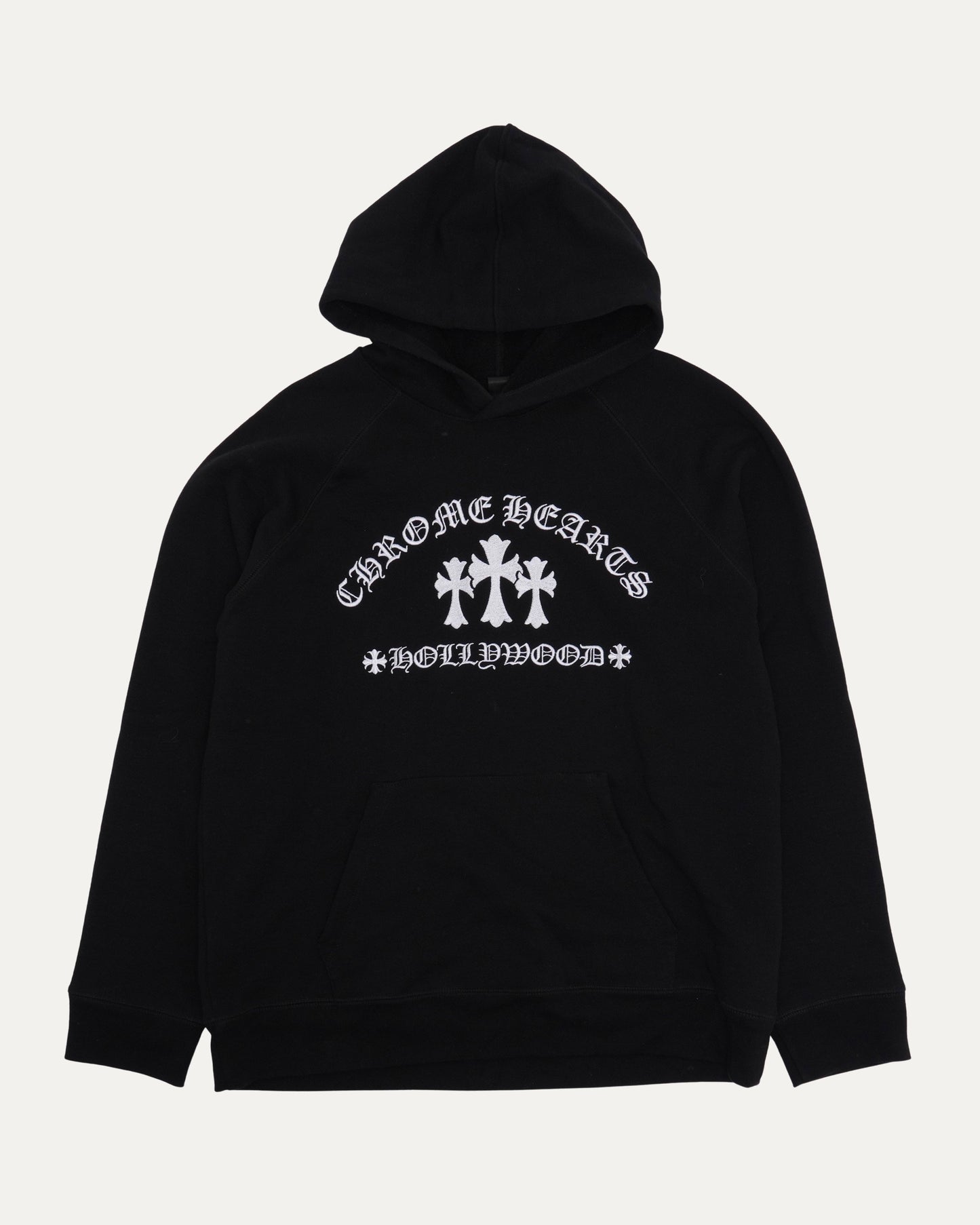 Hollywood Embroidered Cross Hoodie