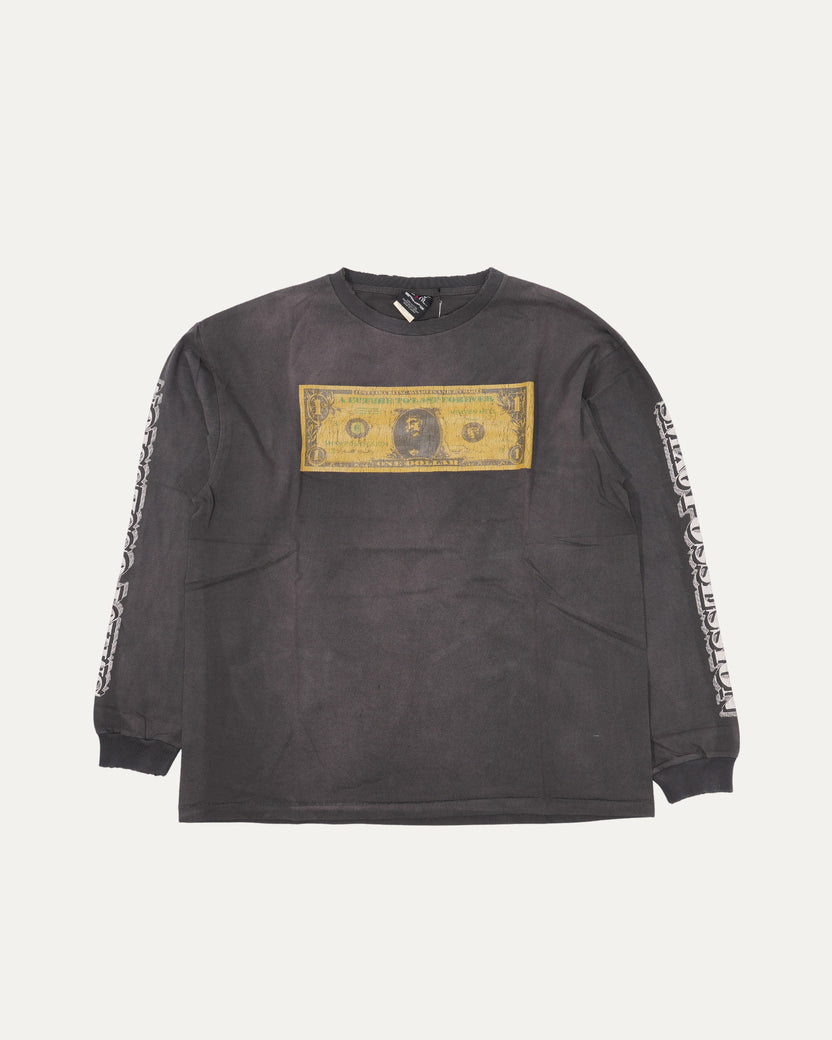 Kosuke Kawamura Anxiety Money Long Sleeve T-Shirt