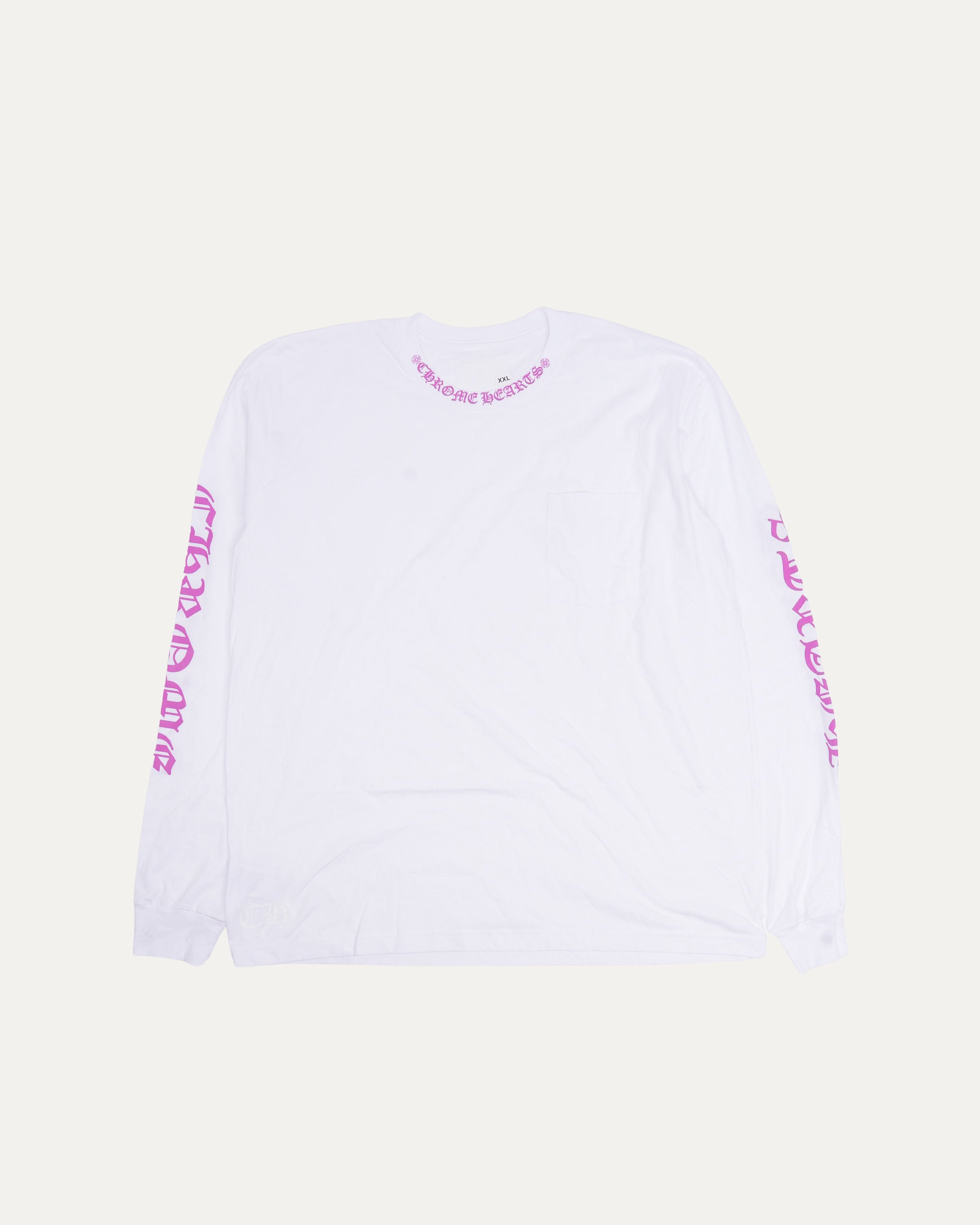 Neck Logo Long Sleeve T-Shirt